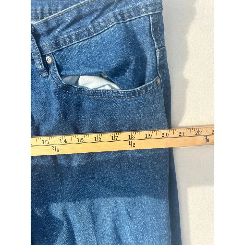 Buffalo David Bitton Mens Blue Straight Leg‎ Jeans Medium Wash Denim Pants 36x30